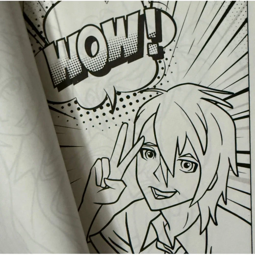 CrownJewlz‎ Anime Coloring Book 24 Fun Images Manga Style Art ANM-48-100